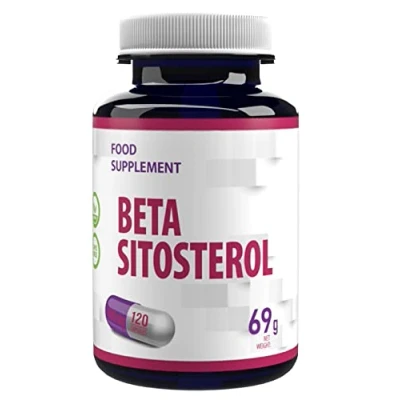 Obrázek Beta Sitosterol 400 mg 120 veganských kapslí, laboratorně testováno, vysoká dávka