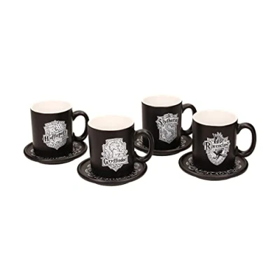 Obrázek SD Toys Hrnky Harry Potter, 4 emblémy, 1 mililitr, vícebarevné