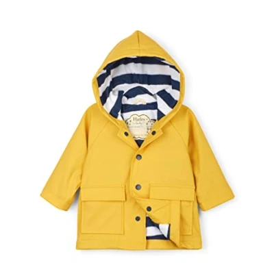 Obrázek Hatley Baby chlapci Printed Long Sleeve Raincoat Pláštěnka, Žlutá (Yellow 700)