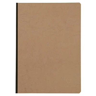 Obrázek Clairefontaine 79142C sešit A4, len, Age Bag, kostkovaný, 96 listů, hnědý