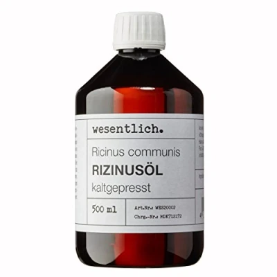 Obrázek wesentlich. ricinový olej lisovaný za studena 500 ml 100% čistý na pokožku a vlasy, řasy obočí