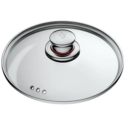 Obrázek WMF Quality One poklice 20 cm, skleněná s kovovou rukojetí, žáruvzdorné sklo, vhodné do myčky