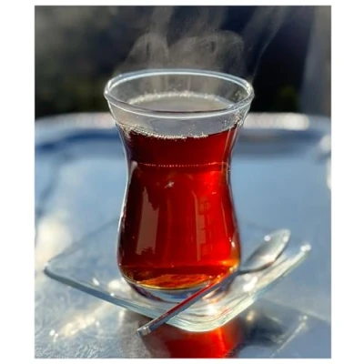 Obrázek Topkapi 18dílná turecká čajová sada Ajda Sultan, 6 čajových sklenic, podtácků, lžiček, kompletní