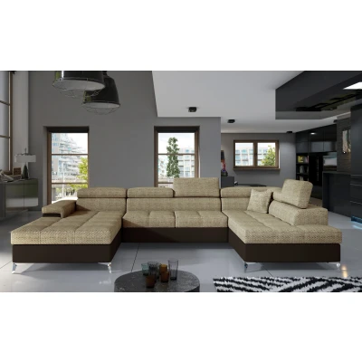 Obrázek Eduardo sedací souprava Materiál / Dekor: Berlin 03, Ekokůže Soft 66, Orientace: Pravá