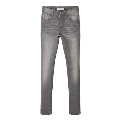 Obrázek Name it Nkfpolly PANT Skinny džíny pro děti, Velikost: 128, Light grey denim