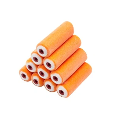 Obrázek ProDec Advance 10er Pack 100 mm Flock Mini Farbroller für besonders glattes Finish mit glänzenden und seidenmatten Farben auf Fußleisten, Fensterbänken, Paneeltüren, Schränken Metall
