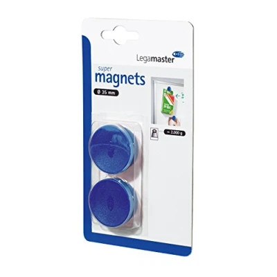 Obrázek Legamaster 7 181401 Super ulpívání magnety, modrá