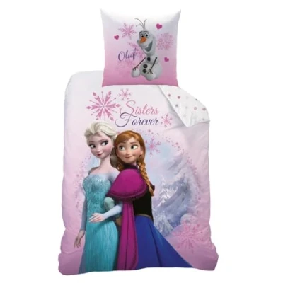 Obrázek Disney CTI 43999 ložní prádlo Frozen/Ice Queen, Pink Mountain Linen 135 x 200 cm 80