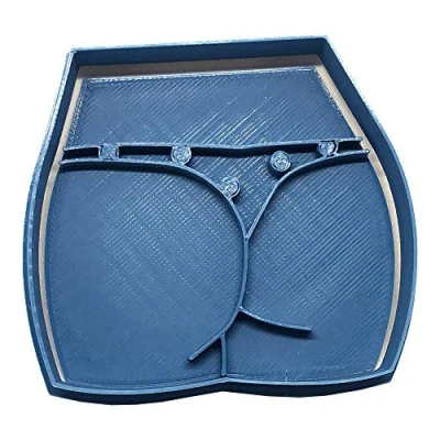 Obrázek Cuticuter Anlässe Arsch Ausstechform, Blau, 8 x 7 1.5 cm