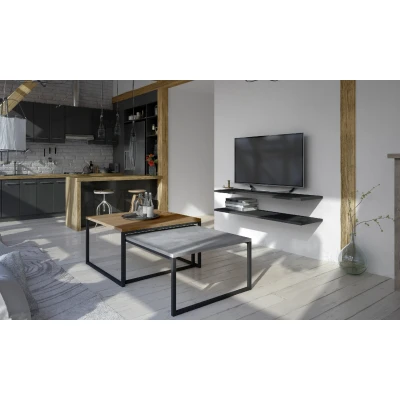 Obrázek Nevio konferenční stolek Materiál / Dekor: Ořech Burgundský, Beton