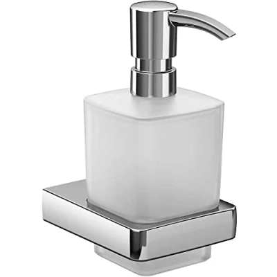 Obrázek EMCO Trend Seifenspender für Flüssigseifen, Glas satiniert, Inhalt 155ml, Badaccessoires, Wandmontage, 22100101, Grau