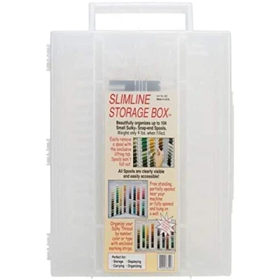 Obrázek Sulky 33 x 5 cm Slimline Leere Aufbewahrungsbox Weiß