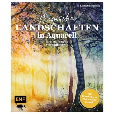 Obrázek Magische Landschaften in Aquarell: Alle Grundlagen zu Material und Technik Motive Step by nacharbeiten