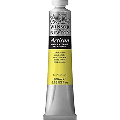 Obrázek Winsor &amp; Newton 1537346 Artisan olejová barva s vodou mísitelná, vysoká koncentrace pigmentu, dobrá krycí schopnost a světlostálost 200 ml tuba, citrónově žlutá