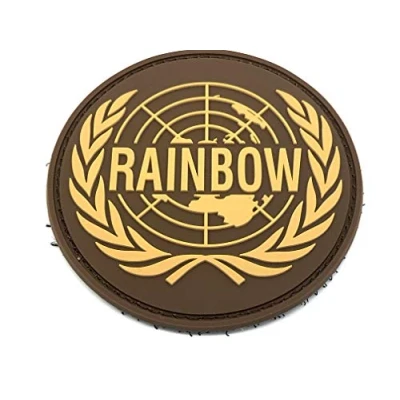 Obrázek Patch Nation Rainbow Šest Hnědá emblém PVC Stuhový odznak
