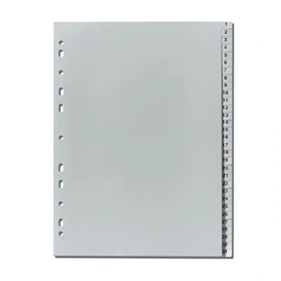 Obrázek Herlitz 10843712 rejstřík 1 31, 21 x 29,7 cm, PP, euro děrování