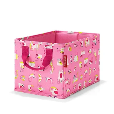 Obrázek Reisenthel storagebox kids Abc Friends pink kosmetická taška, 34 cm, 18 litrů, růžová