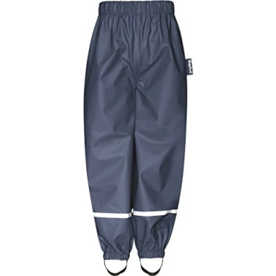 Obrázek Playshoes Unisex dětské nepromokavé kalhoty s laclem do deště bez podšívky větru a oděv deště, Námořnické pasu