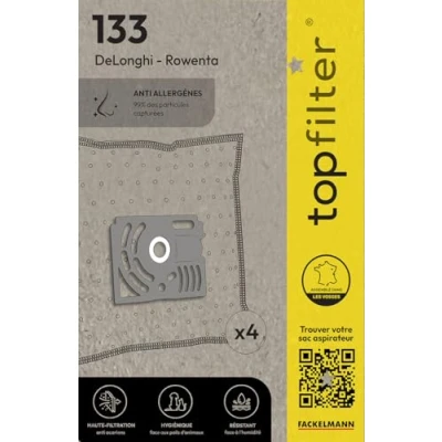 Obrázek Top Filter 64133 Tasche für Rowenta Dymbo, Vlies, 30 x 26 0,1 cm