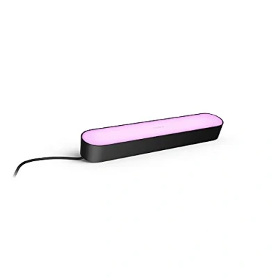Obrázek Philips Hue White a Color Ambiance Play Lightbar, stmívatelné, až 16 milionů barev, ovladatelné prostřednictvím aplikace, kompatibilní s Amazon Alexa, černá