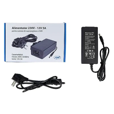 Obrázek Síťový zdroj 230 V 12 5 a pro monitorovací kamery systémy DVR/NVR