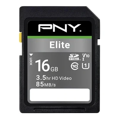 Obrázek PNY Elite SDHC Card 16GB Class 10 UHS I U1 85MB/s
