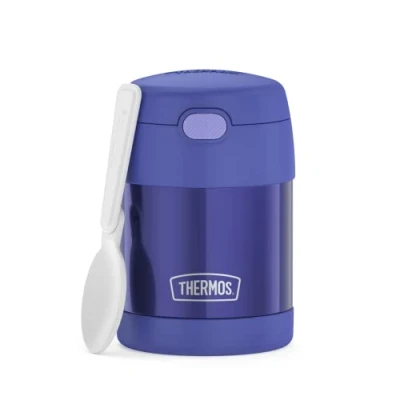 Obrázek RMOVR THERMOS kids FUNTAINER FOOD JAR 0,30 l, purple, termonádoba na jídlo se lžičkou pro děti, 5 h horká / 7 studená, absolutně těsná polévku, müsli, pauza