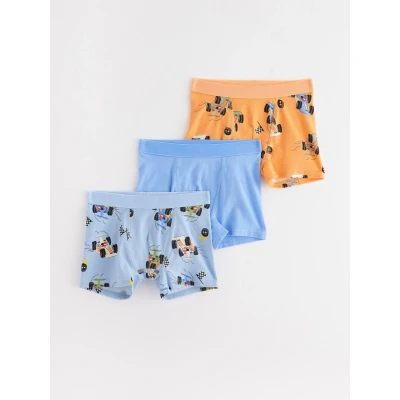 Obrázek Lindex Elastic Racer CARS 3 PACK Boxerky pro děti, Velikost: 86/92, Light blue