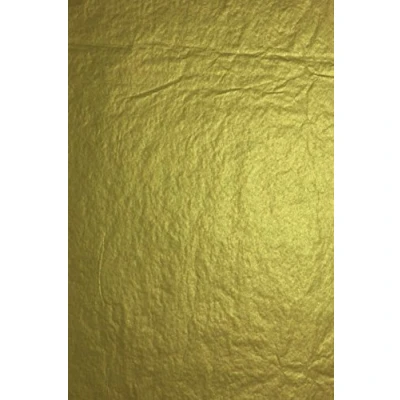 Obrázek Clairefontaine 393775C Packung (mit 4 Blätter Seidenpapier, 50 x 75 cm, 18 g/qm, ideal für Deko und Bastelprojekte) 4er Pack gold