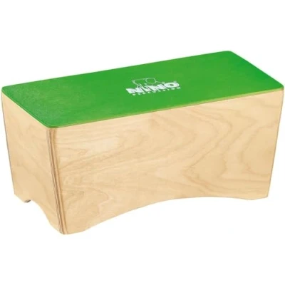 Obrázek Nino Percussion NINO931GR Bongo Cajon se zeleným povrchem přírodní korpus