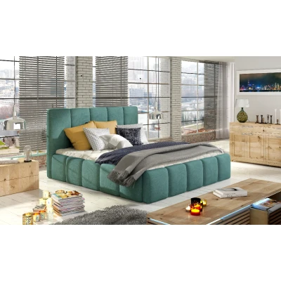 Obrázek Postel Edvige + dřevěný rám/ standardní zvedák/ box na lůžkoviny 140x200 Materiál / Dekor: Orinoco 85