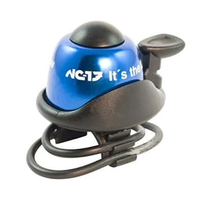 Obrázek NC 17 Unisex Zvonek na jízdní kolo Safety Bell / Klakson pro kolo, modrý, jednotná velikost