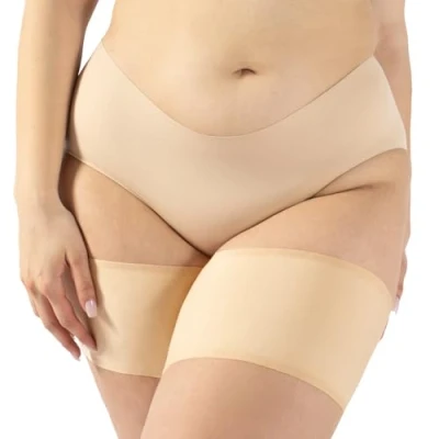 Obrázek CALZITALY Hladké pásky proti tření Curvy podvazky pro drhnutí stehen černá, barva kůže A, B, C, D, E, F Made in Italy, Pleťová
