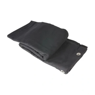 Obrázek Adam Hall Accessories 0152 x 33 jevištní molton B1 černý s očky broušený 3 m
