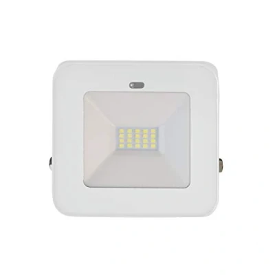 Obrázek Müller Licht venkovní LED reflektor Pete 20 W se senzorem pohybu a soumraku, bílé denní světlo (6500 K), ochrana IP65, 1500 lm, pro vnitřní i použití, přímé připojení bílý + senzor