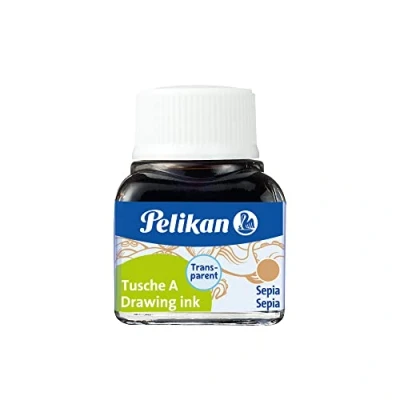 Obrázek Pelikan A 523 tuš A, 10 ml, sépiová