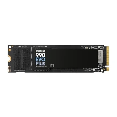 Obrázek Samsung 990 EVO Plus NVMe M.2 SSD 1 TB, PCIe 4.0 x4 / 5.0 x2, 2.0 (2280), 7 150 MB/s čtení, 6 300 zápis, interní pro hraní a zpracování grafiky, MZ V9S1T0BW
