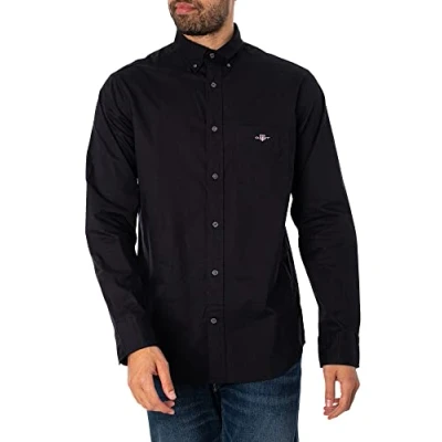 Obrázek GANT Košile, Muži, Velikost: 3XL, Black