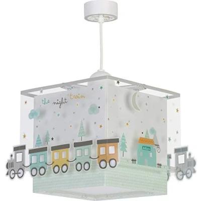 Obrázek Dalber kinderlampe Pendelleuchte Hängelampe Zug Farben trainieren The Night Train Bunt