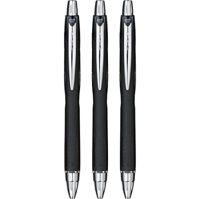 Obrázek Uni ball Jetstream SXN210 kuličkové pero tlakový mechanismus v blistru 3 kusy černé