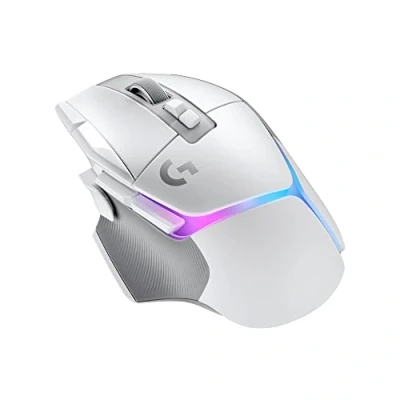 Obrázek Logitech G 502 X PLUS Lightspeed bezdrátová herní myš optická s hybridními spínači LIGHTFORCE, LIGHTSYNC RGB, senzor HERO 25K, kompatibilní PC macOS/Windows bílá