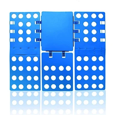 Obrázek SHATCHI Cloth Folder Faltbrett für T Shirts, einfach und schnell, Kinder Erwachsene, Blau