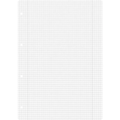 Obrázek Brunnen 1066948 vložky do kroužkového vazu A4 (čtverečkované s okraji, linkování 28, 100 listů, 70 g/m²), bílé