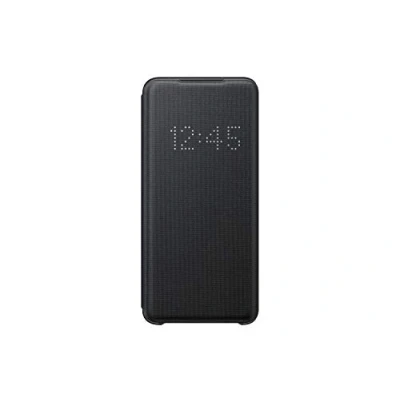 Obrázek Kryt Samsung Smart View EF NG980 pro Galaxy S20 Pouzdro na mobilní telefon 5G, LED displej, držák karty, černý