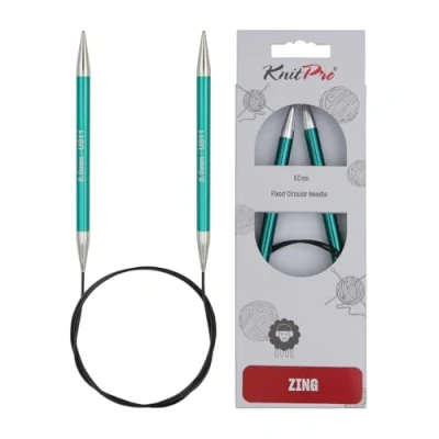 Obrázek KnitPro K47136 kruhová pletací jehla, hliník, zelená, 80 cm / 8 mm
