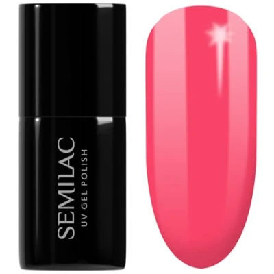 Obrázek Semilac UV lak na nehty 043 Electric Pink 7 ml kolekce Tropical Drinks