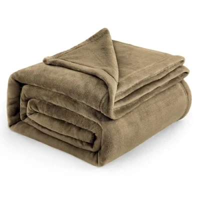 Obrázek BEDSURE hebká deka, flaušová fleecová deka do bytu, teplá zima, měkká, na pohovku XXL, gauč, blanket, přikrývka, velká, bytu a hebkosti 230 x 270 cm, přehoz