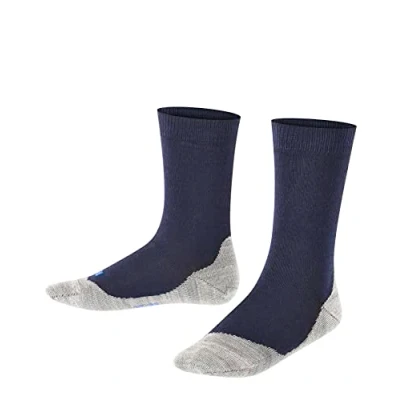 Obrázek FALKE Unisex dětské ponožky Active Sunny Days zesílené funkční tenké proti potu odolné, rychleschnoucí prodyšná bavlna materiál 1 pár, Modrá (Darkmarine 6170)