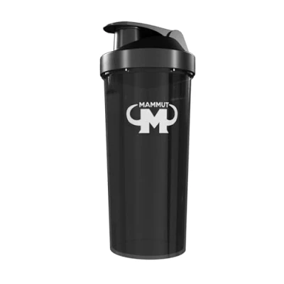 Obrázek Mammut Nutrition Proteinový šejkr 700 ml bez BPA se šroubovacím uzávěrem a sítkem ideální pro proteinové dietní koktejly praktický na doma i cesty