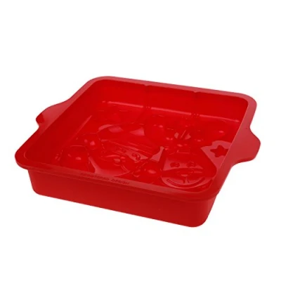 Obrázek Silikomart 20.333.01.0068 SFT 333 JINGLE BELLS SILICONE MOULD 229X229 V 60 MM